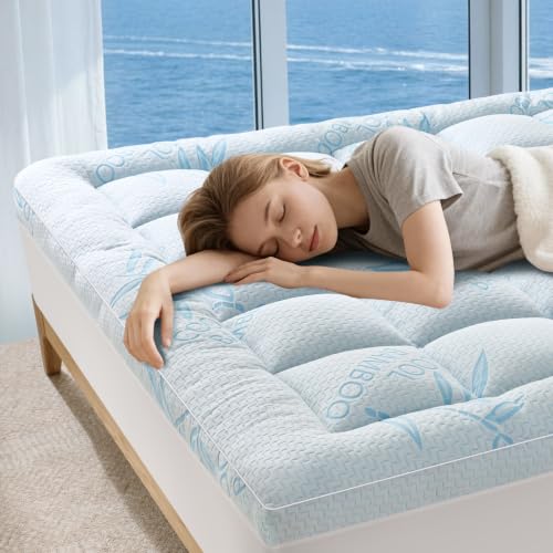 Acnalboma Queen Mattress Topper Pillow Top 60" x 80"