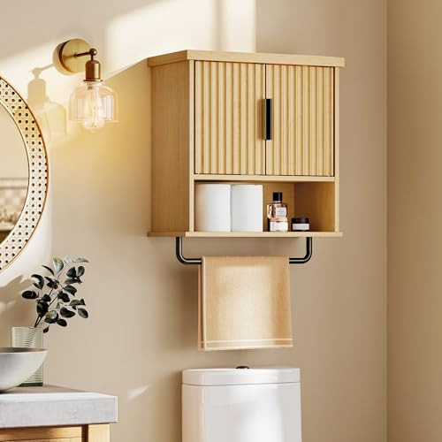 VASAGLE MAXE Collection Bathroom Wall Mounted Cabinet 