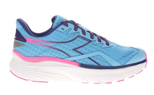 Diadora Women's Equipe Nucleo Running Sneakers (Blue/Pink)