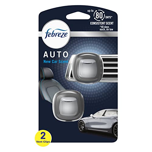 Febreze AUTO Air Freshener New Car Scent 2 Count Deal