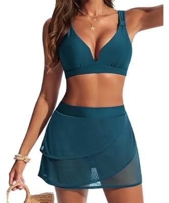 Hanna Nikole Womens High Waisted Bikini Sets Deal