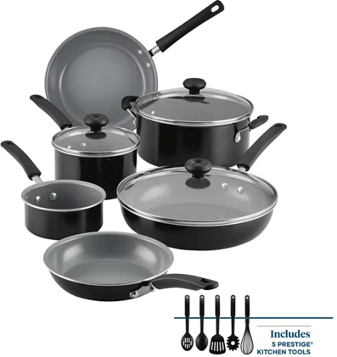 14-Piece Farberware Easy Clean Pro Ceramic Nonstick Cookware Set Deal
