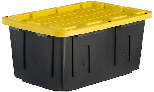 Project Source Commander 27-Gallon Heavy Duty Stackable Tote Deal