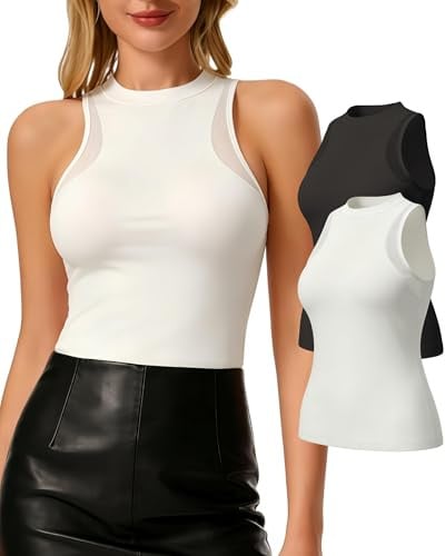 Tummy Control Shapewear High Neck Tank Compression Tops  Deal
