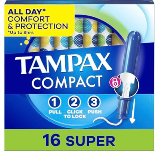 Tampax Compact Pearl Tampons 50 Count Deal
