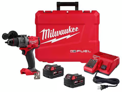 Milwaukee M18 FUEL 1/2 inch Brushless Cordless Hammer Drill/Drive Kit