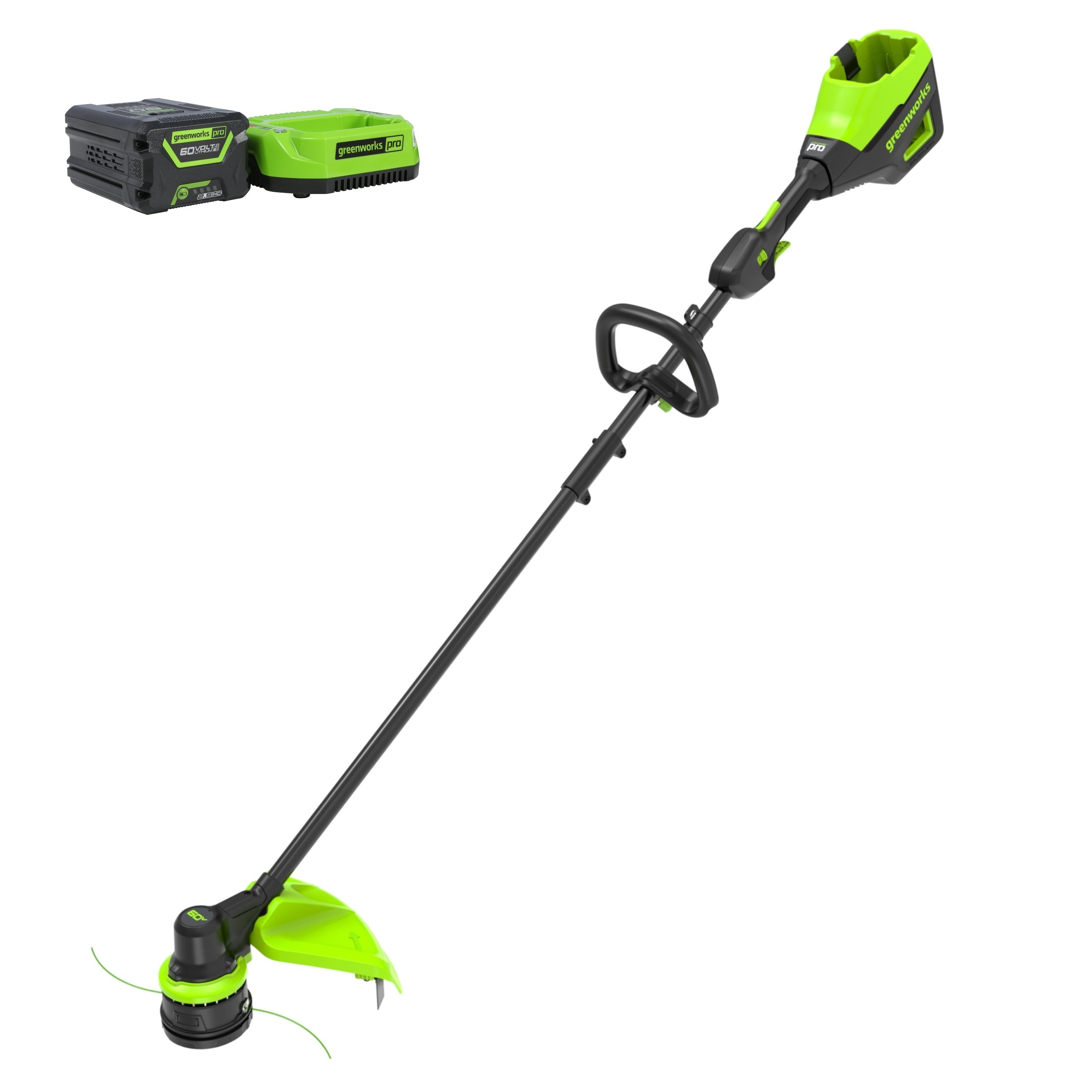 Greenworks 60V 17" Cordless Battery Brushless String Trimmer 2.5 Ah Deal
