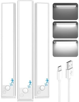 Motion Sensor Under Cabinet Lights 3-Pack Deal