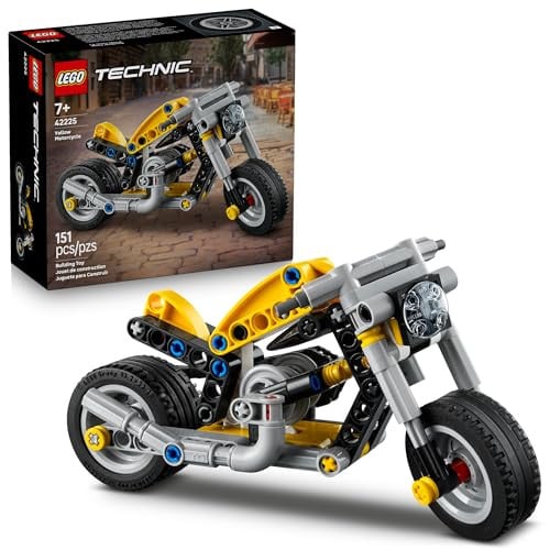 LEGO Technic 151-Pc Yellow Motorcycle Toy Deal