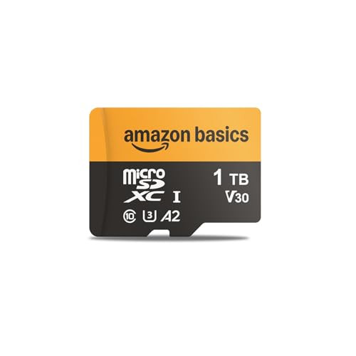 1TB Amazon Basics microSDXC Card with Adapter