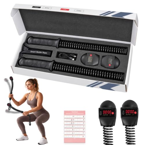 Portable Cordless Battle Rope Trainer w/ Digital Counter Deal