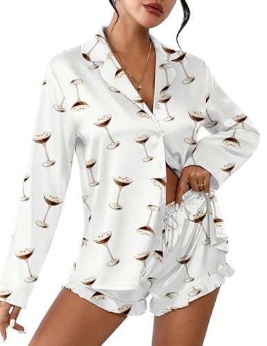 Espresso Martini Satin Jammie Set