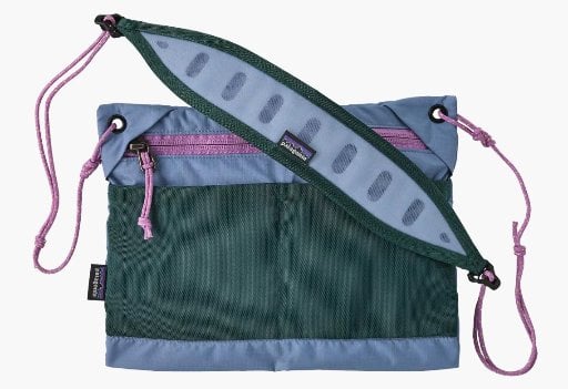 Patagonia Terravia Sacoche Crossbody Bag Patchwork/Barnacle Blue