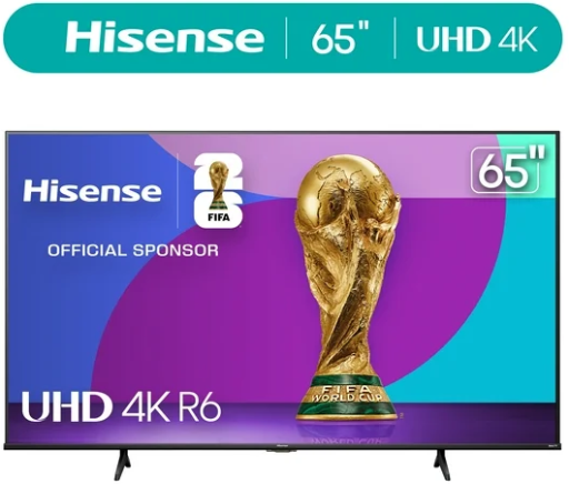 Hisense 65" 4K UHD LCD Roku Smart TV HDR R6 Series