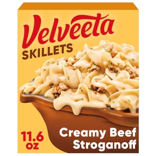 Velveeta Skillets One Pan Dinner Kit, Creamy Beef Stroganoff, 11.6 oz
