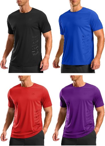 G Gradual Men's Quick Dry Workout Shirt