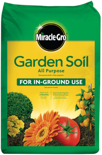 Miracle-Gro In-Ground Use 0.75 Cubic feet All-purpose Garden soil