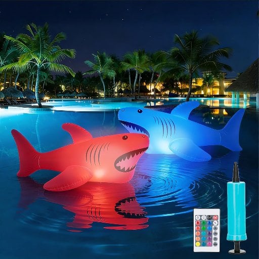 Foxgor 40" Solar Powered Floating Pool Lights