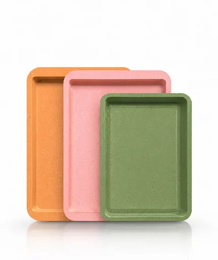 Art & Cook 3-Piece Ceramic Nonstick Cookie Sheet Set