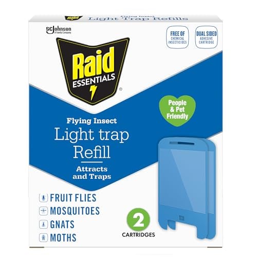 Raid Essentials Flying Insect Light Trap Refill Cartridges 2-Count Deal