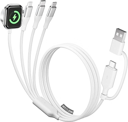 4-in-2 Multi Charging Cable with Smartwatch Charging Deal