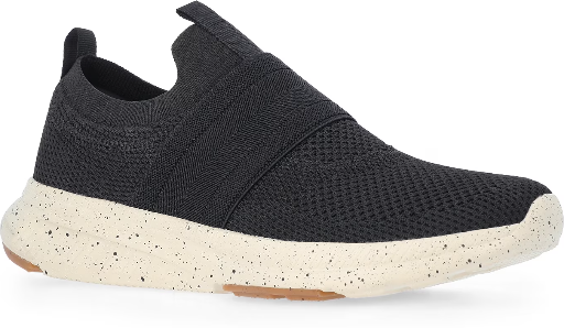 Athletic Works Men's Banded Jogger Slip-On Sneakers (Oreo or Tan)