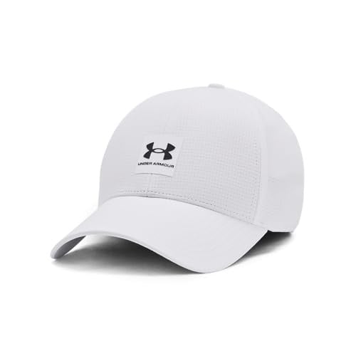 Under Armour Mens Iso-chill ArmourVent Stretch Fit Hat (White)