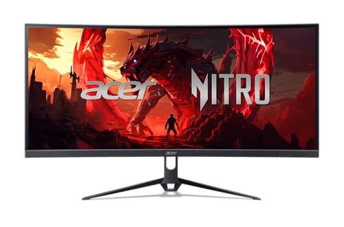 29.5" Acer Nitro WQHD 2560 x 1440 1800R 200Hz 1ms Curved Gaming Monitor Deal