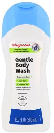 Walgreens Gentle Body Wash Fragrance Free 16.9 fl oz 2-Pack Deal