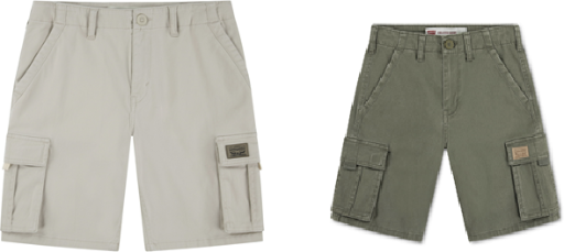 Levi's Boys Twill Cargo Shorts, Sizes 8-20