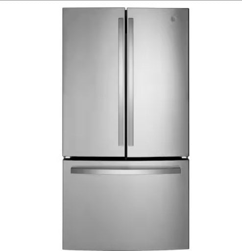 GE 27 cu. ft. French Door Refrigerator in Fingerprint Resistant Stainless with Internal Dispenser