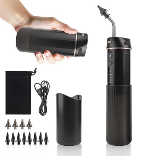 Berrcom Ear Wax Removal Kit with Sanitizing Mode & 6 Nozzles