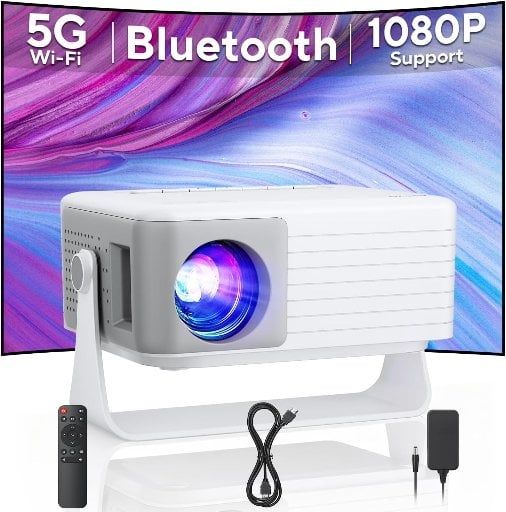 AKIYO Mini Projector with WiFi and Bluetooth Deal