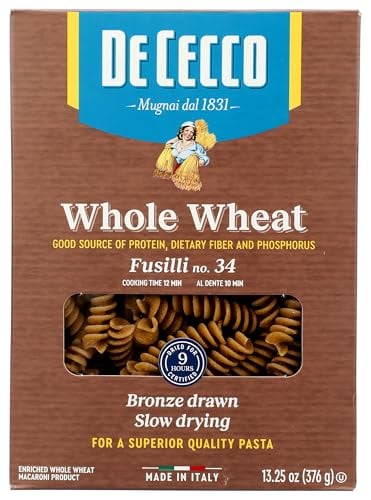 De Cecco Whole Wheat Pasta Fusilli or Penne 13.25 oz Deal