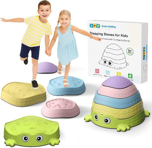 7pcs Non-Slip Toddler Sensory Balance Stones