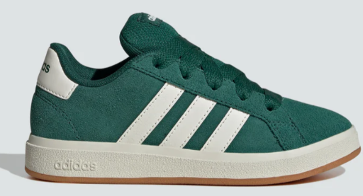 adidas Kids' Grand Court 00s Shoes (Collegiate Green / Off White / Gum) Deal