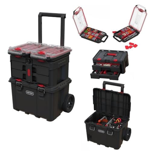 Stack N’ Roll 4-Piece Rolling Tool Storage System Deal