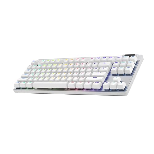 Logitech G PRO X 60% Wireless Gaming Keyboard (Tactile Optical) - White Deal