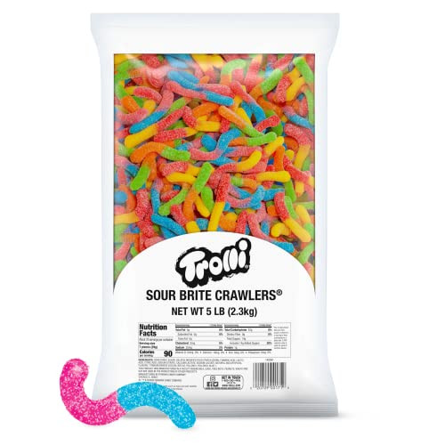 Trolli Sour Brite Crawlers Candy 5 lbs