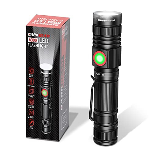 DARKBEAM 2000lm Rechargeable LED Flashlight
