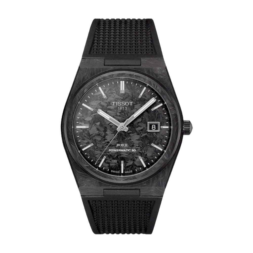 Tissot PRX Powermatic 80 Carbon 40mm Automatic Watch
