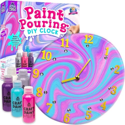 Purple Ladybug Kids Paint Pouring DIY Kits Deal