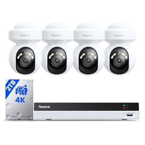 Reolink 4K RLK8-800PT4 Security Camera System with 4pcs 4K PoE Cameras Deal