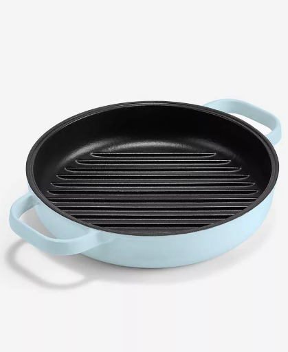 The Cellar 11-inch Enameled Cast Iron Grill Pan