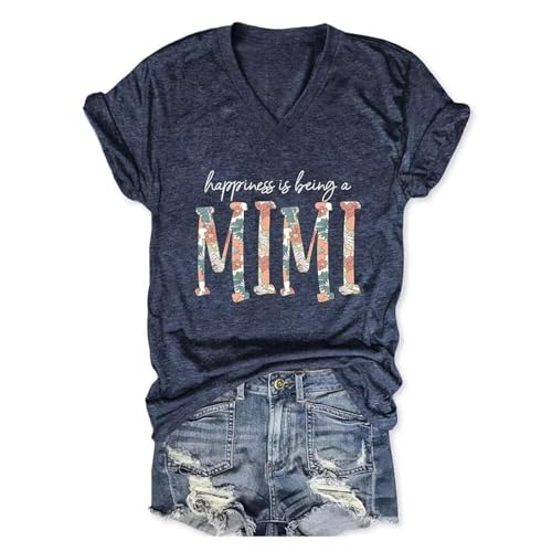 V Neck Mimi/Grandma Life T-Shirt