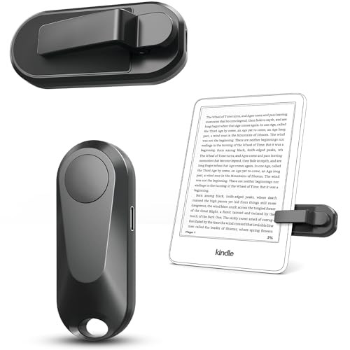 Datafy Universal Remote Kindle Page Turner / Clicker for Tablets & E-Books (Black)
