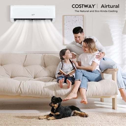 Costway Airtural Series 18000 BTU 21 SEER2 Ductless Mini Split Air Conditioner & Heater Deal