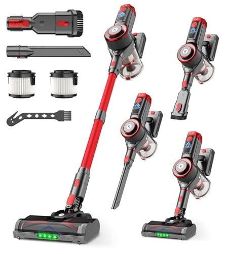 Cordless Vacuum Cleaner 650W 55KPa 70-Min Runtime