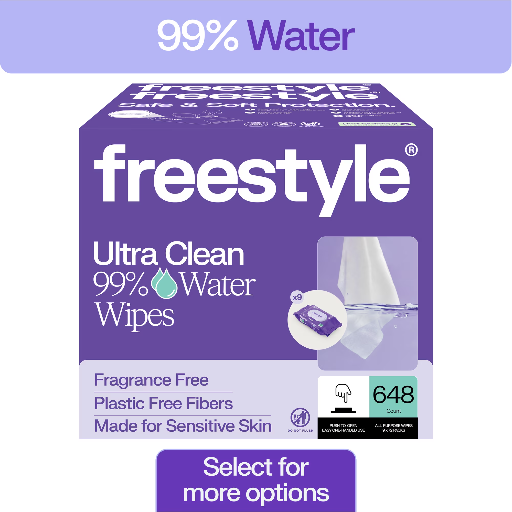 Freestyle Soft Baby Diaper Wipes for Sensitive Skin, Unscented, 9 Flip Top Packs, 648 Total Count Deal