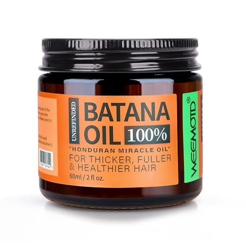 WEEMOTD Unrefined Batana Hair Oil 2-Oz (Bright Coffee Scent)